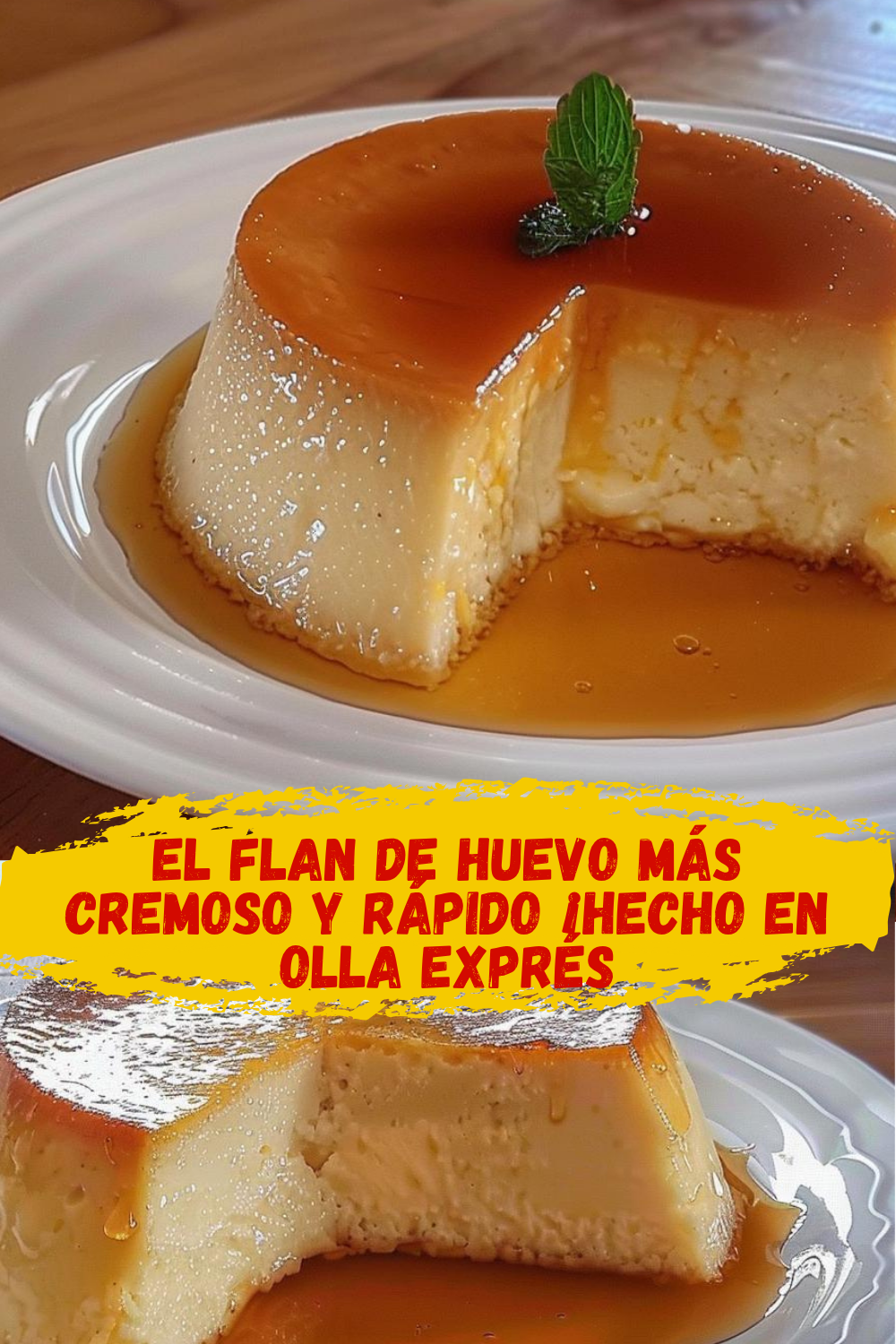 Cómo hacer flan de huevo casero en olla rápida