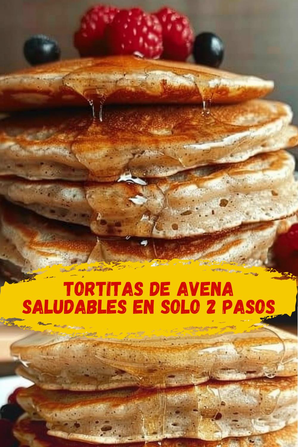 Cómo hacer tortitas de avena saludables para un desayuno ligero en 2 pasos