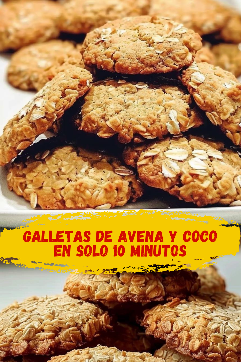 Crocantes y Saludables Cómo preparar Galletas de Avena y Coco en 10 minutos, receta crujiente y ligera
