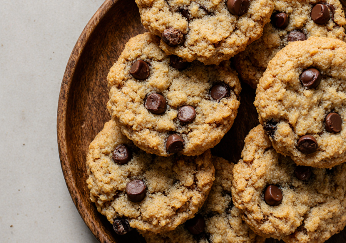 Galletas Veganas Saludables de Avena con Chispas de Chocolate