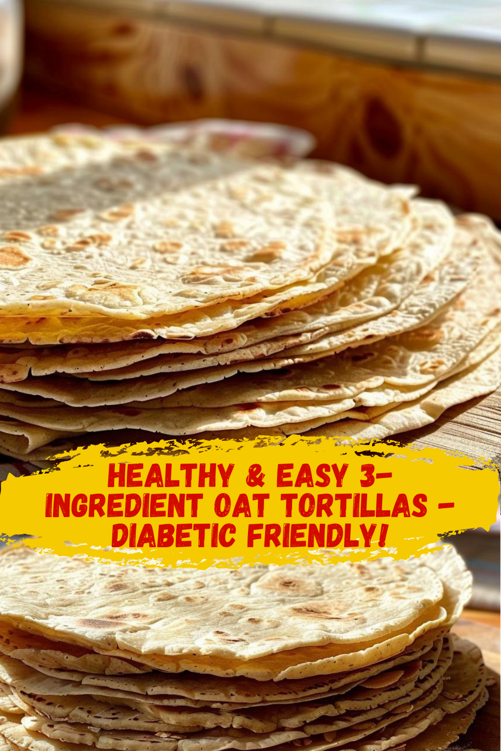 Tortillas de avena con ingredientes saludables para desayunos