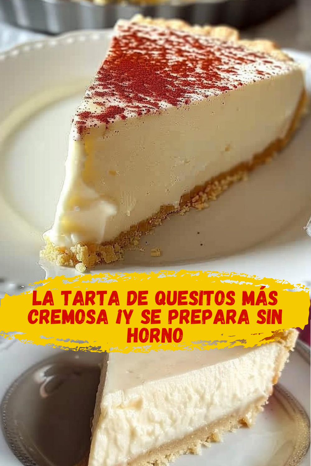 Preparación paso a paso de tarta de quesitos sencilla