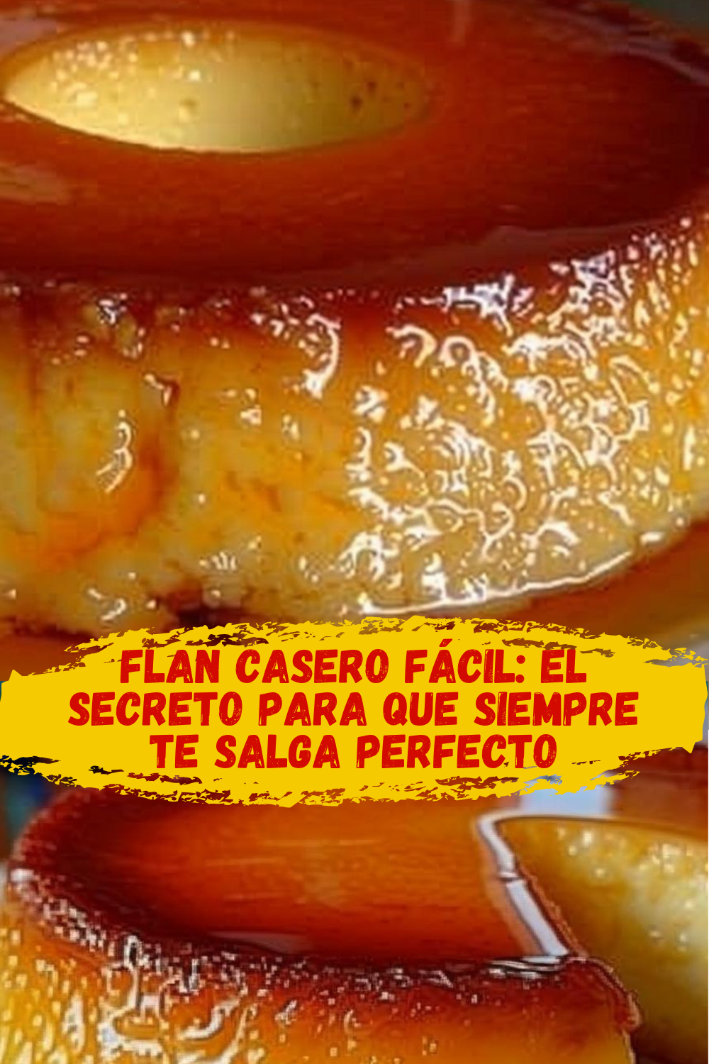 Flan Casero Rápido con vainilla y coco