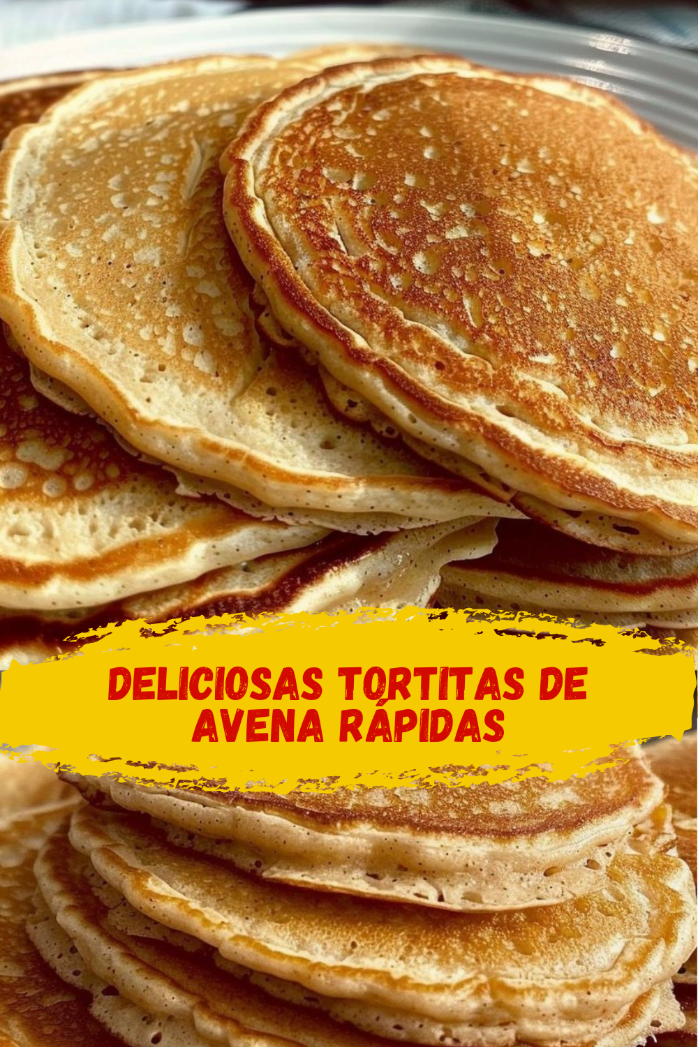 Pancakes de avena saludables y sin gluten