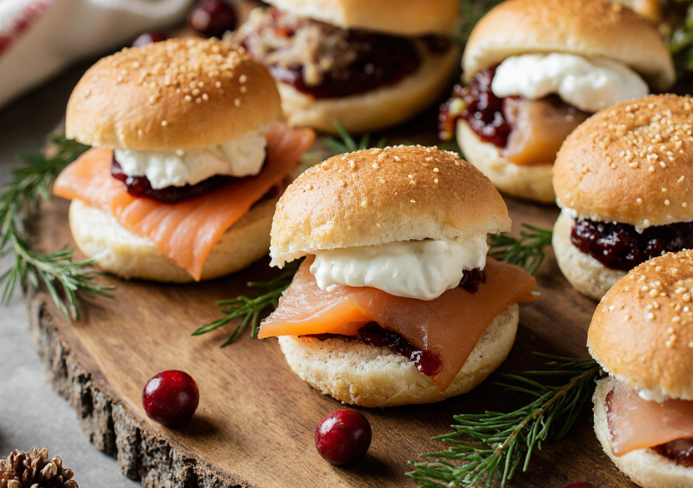 Mini Sándwiches Navideños: ¡El canapé más fácil para triunfar!