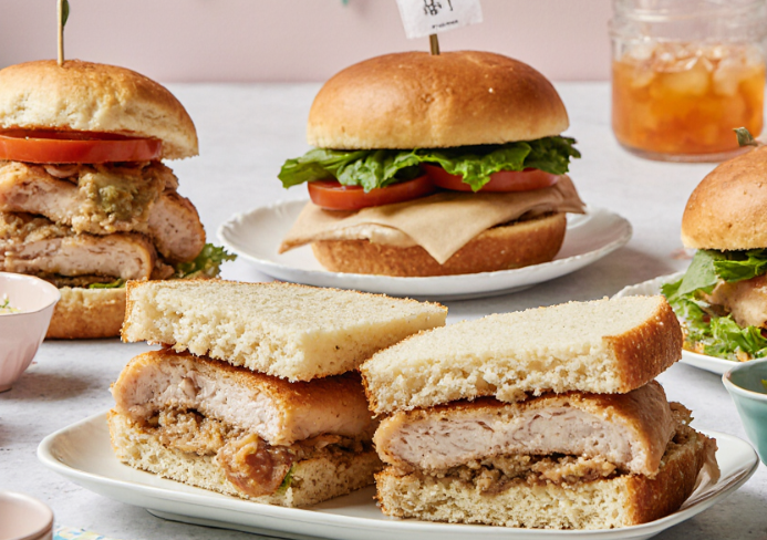 Sándwiches de Pollo para Fiestas de Cumpleaños