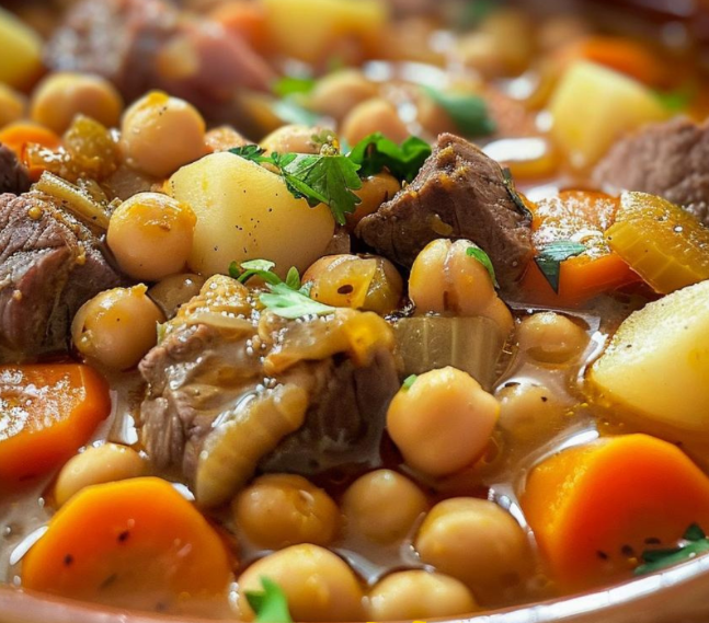 Delicioso Puchero Madrileño Tradicional Puchero Madrileño from Madrid, Spain