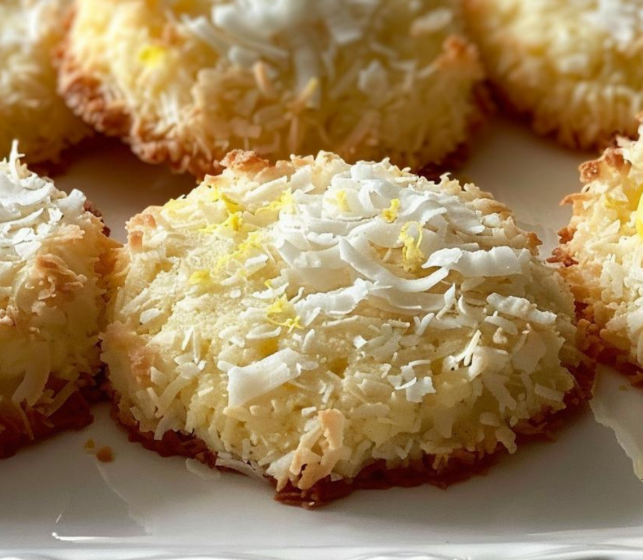 Galletas de Coco y Limón Sin Harina - Sencillas y Deliciosas Deliciosas Galletas de Coco y Limón Sin Harina! Receta Fácil