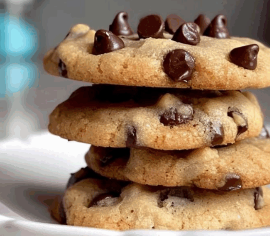 Galletas con Chispas de Chocolate KETO, sin harina ni azúcar!