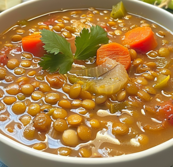Sopa de lentejas