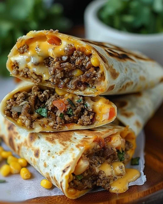 Burritos de Carne con Queso