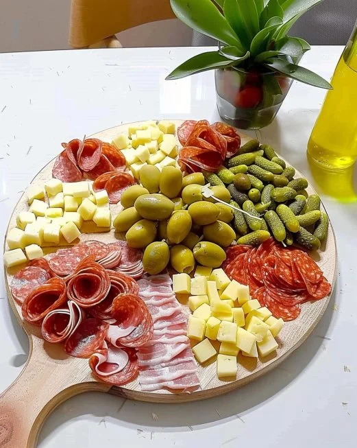 Tabla de frios variada y elegante para servir petiscos en 2025
