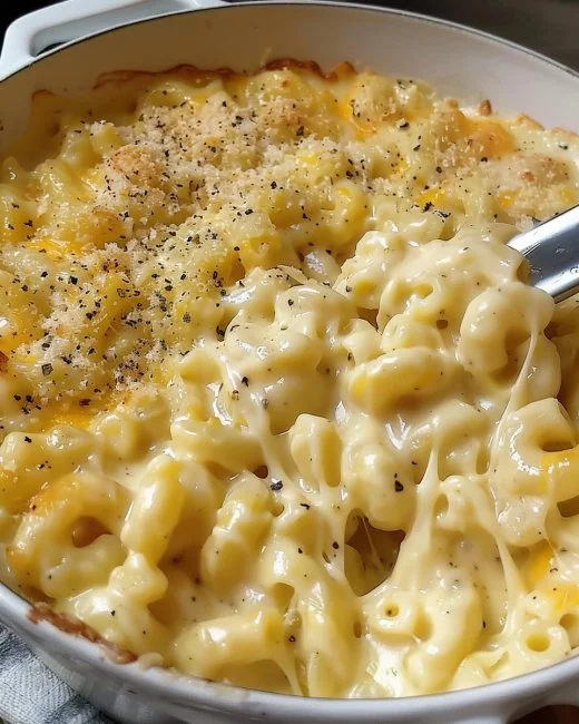Macarrones con Queso Cremoso