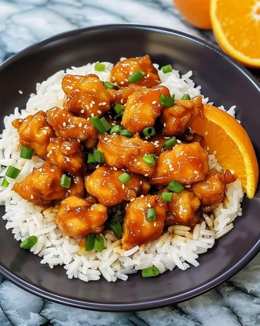 Receta fácil de pollo a la naranja (con salsa casera)
