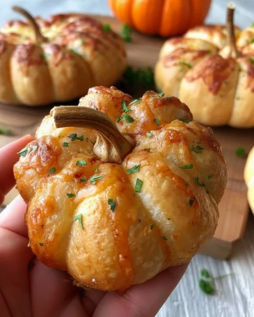 Calabazas rellenas de pizza con ingredientes frescos y sabrosos