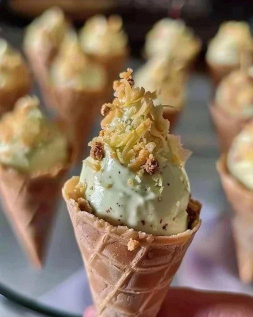 Conos Rellenos de sabores variados listos para disfrutar