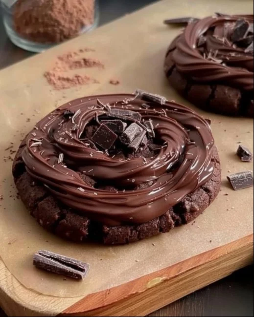 Galletas de chocolate estilo CRUMBL con chispas de chocolate