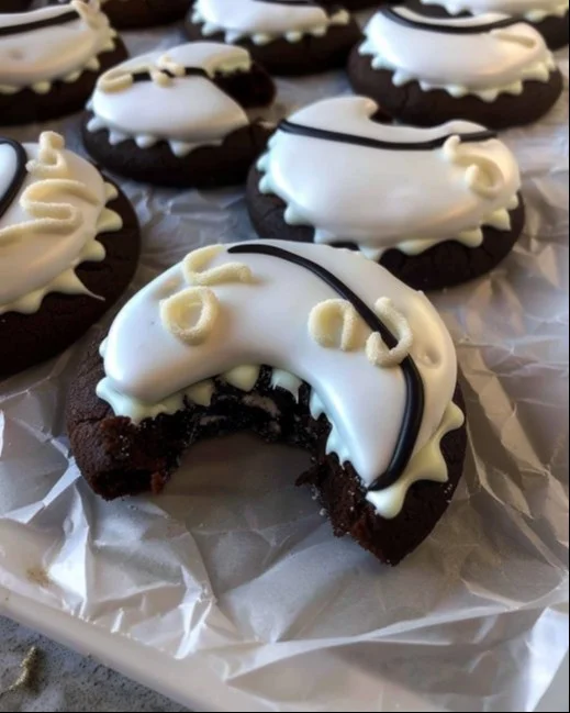 Galletas de pingüino, un dulce tradicional y delicioso, listas para disfrutar.