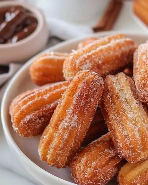 Deliciosos bocados de churro horneados y saludables
