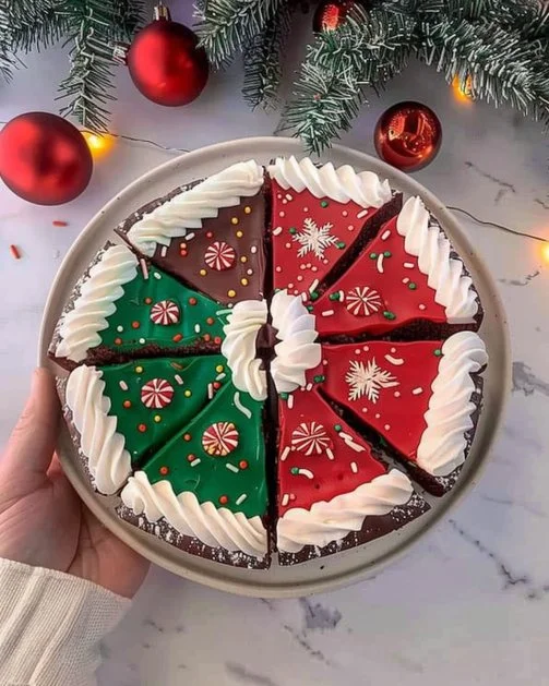 Brownies y dulces navideños para una hermosa cena de Navidad
