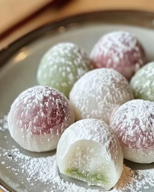 Receta de mochis caseros con ingredientes fáciles y sencillos.