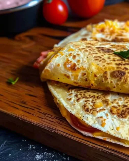 Tortilla Keto Rellena, una opción deliciosa y baja en carbohidratos.