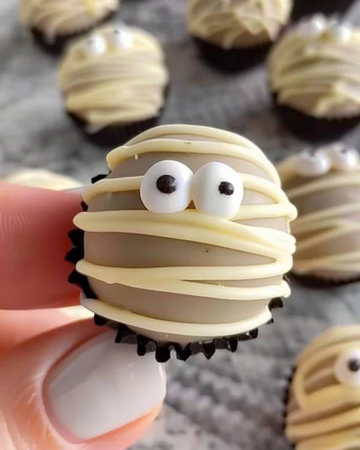 Deliciosas trufas de Oreo listas para disfrutar en un plato