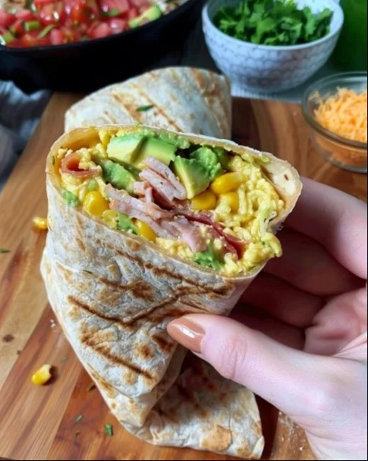Wrap de desayuno fácil y rápido para cenar en 2025.
