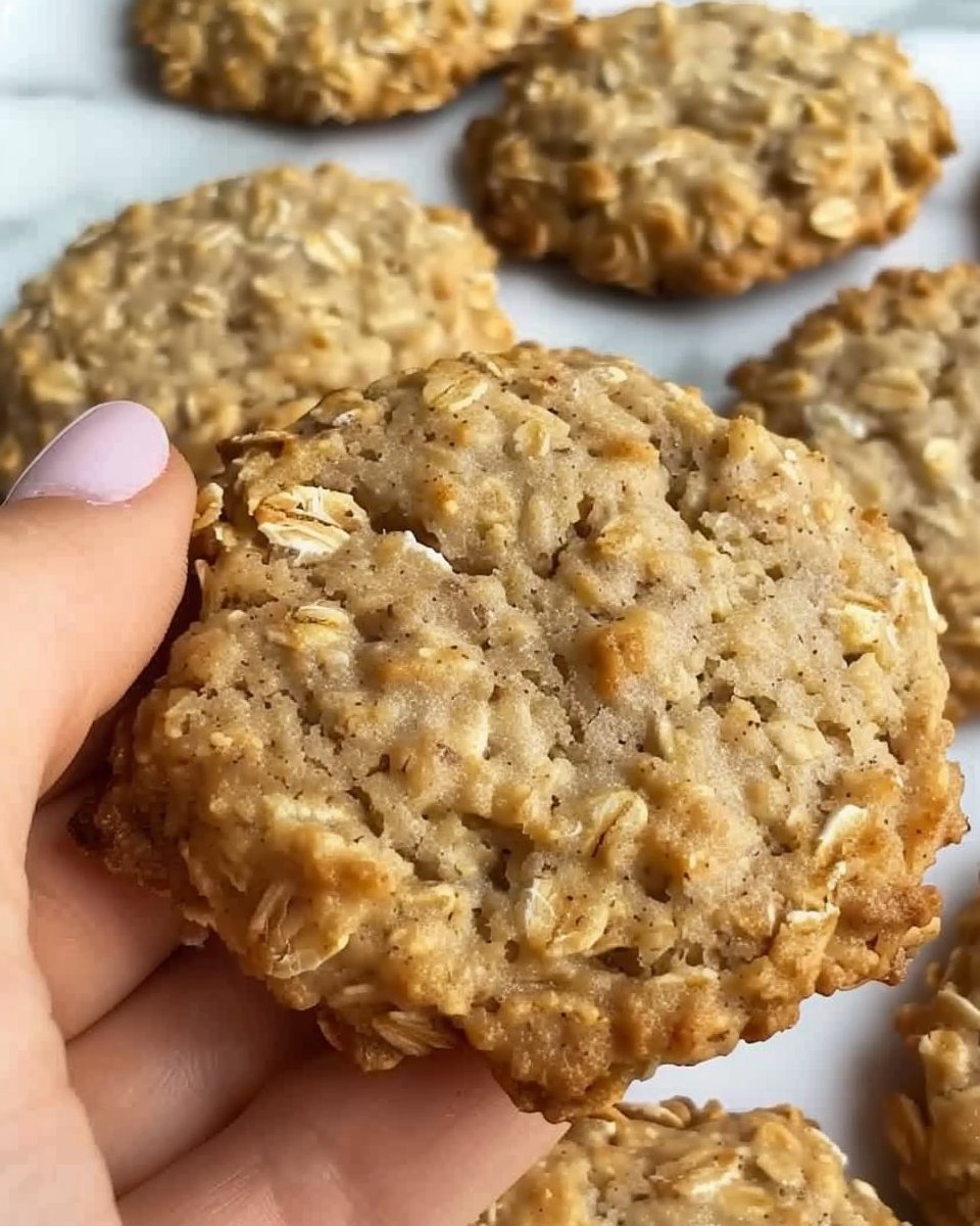 Galletitas saludables de avena, miel y limón