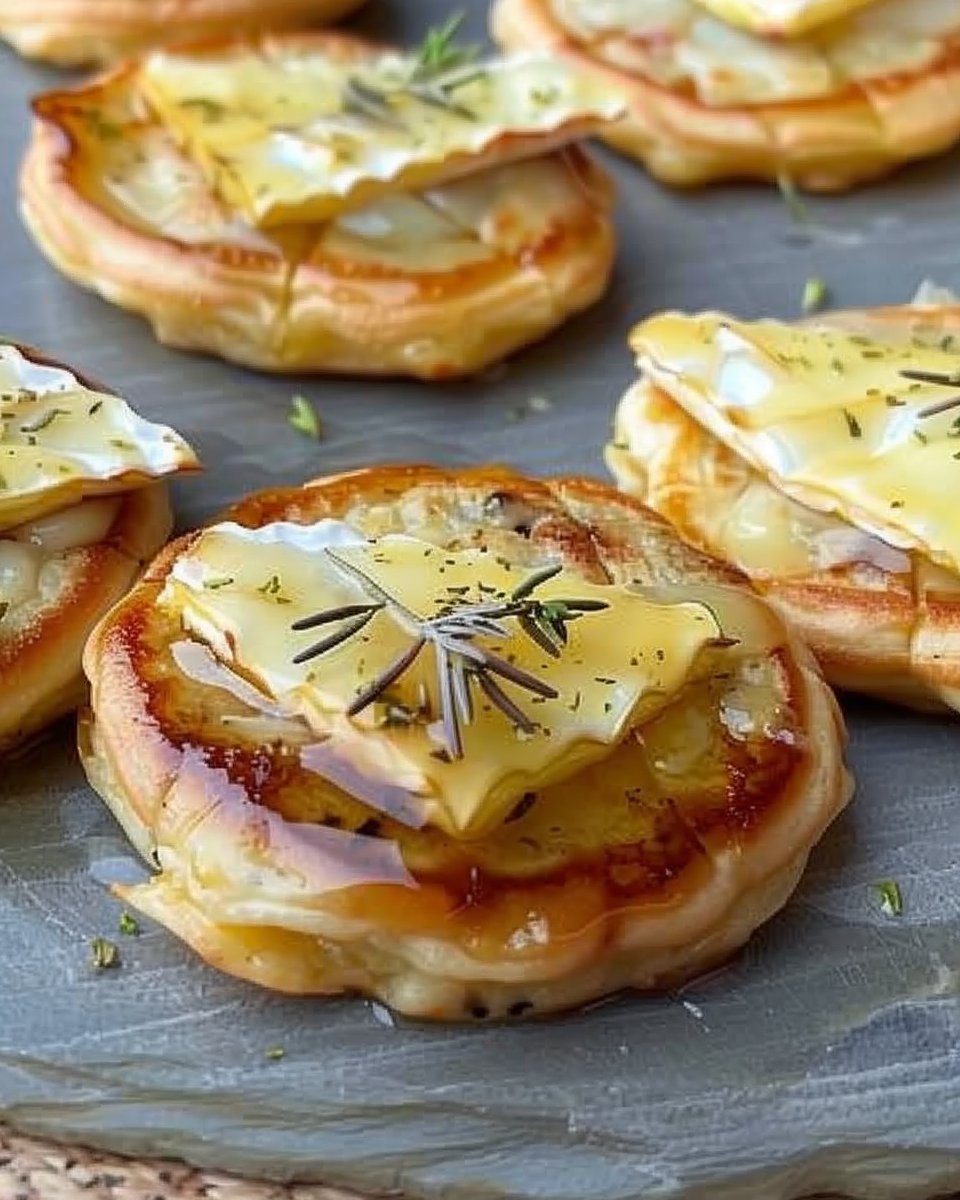 Mini galettes de camembert
