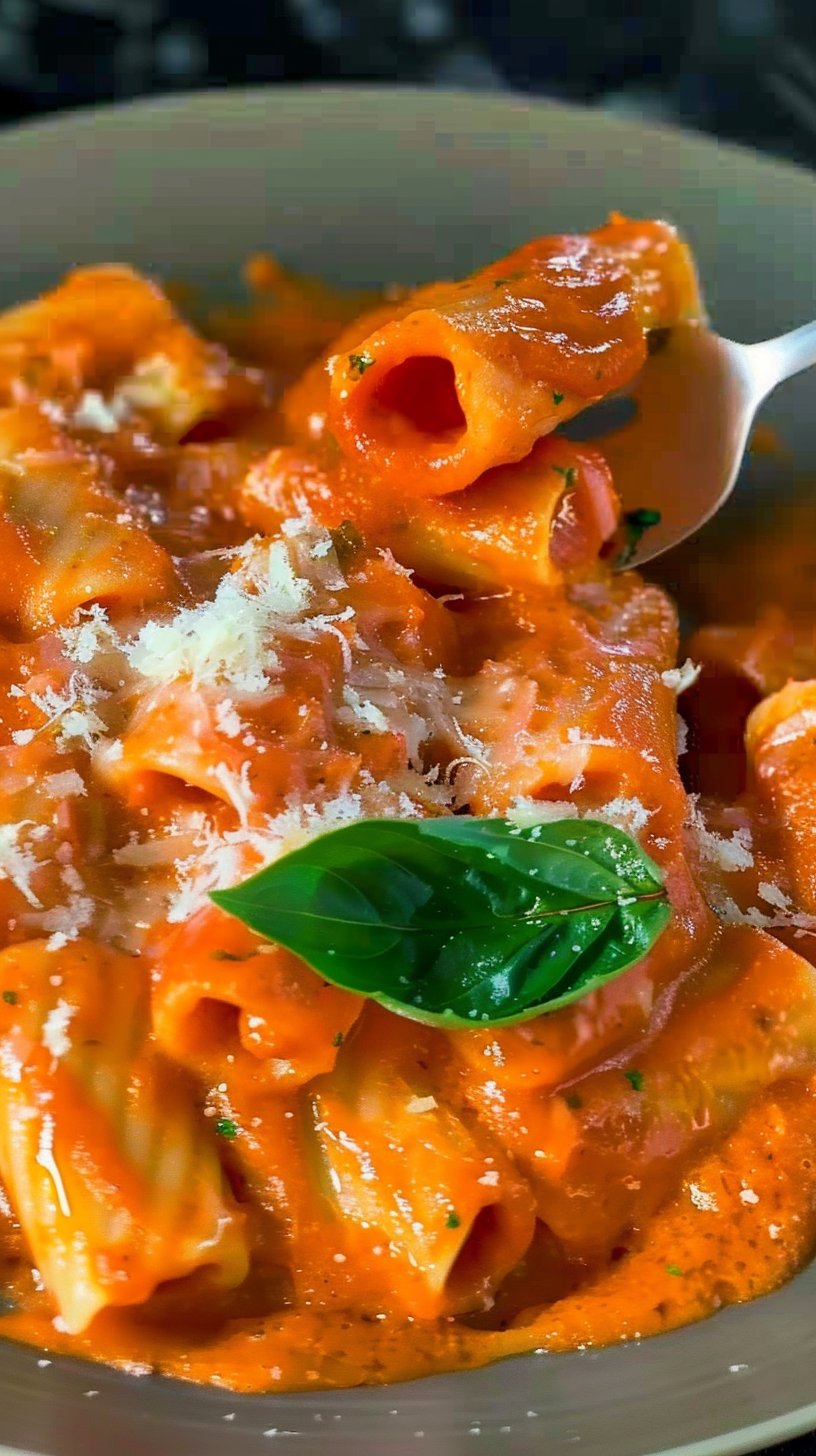 Pasta with Roasted Peppers and Tomatoes
