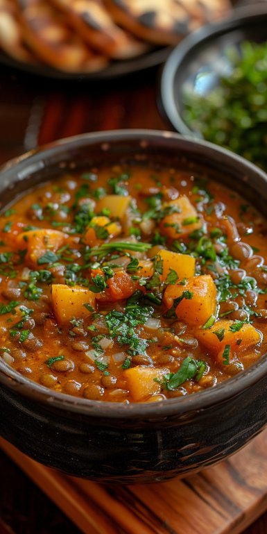 Sopa de lentejas