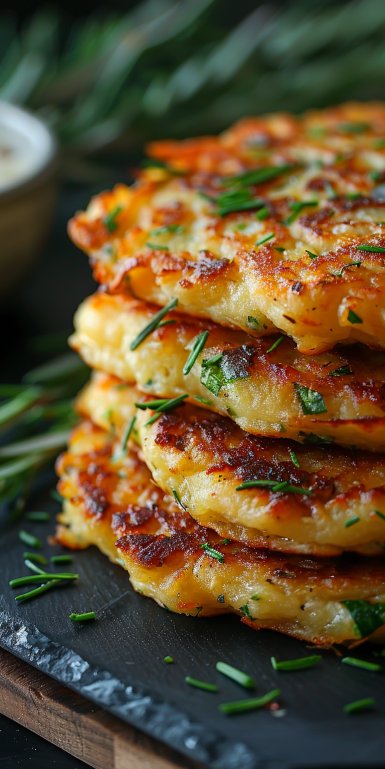 Prueba estas tortitas de patatas y verduras, súper fácil