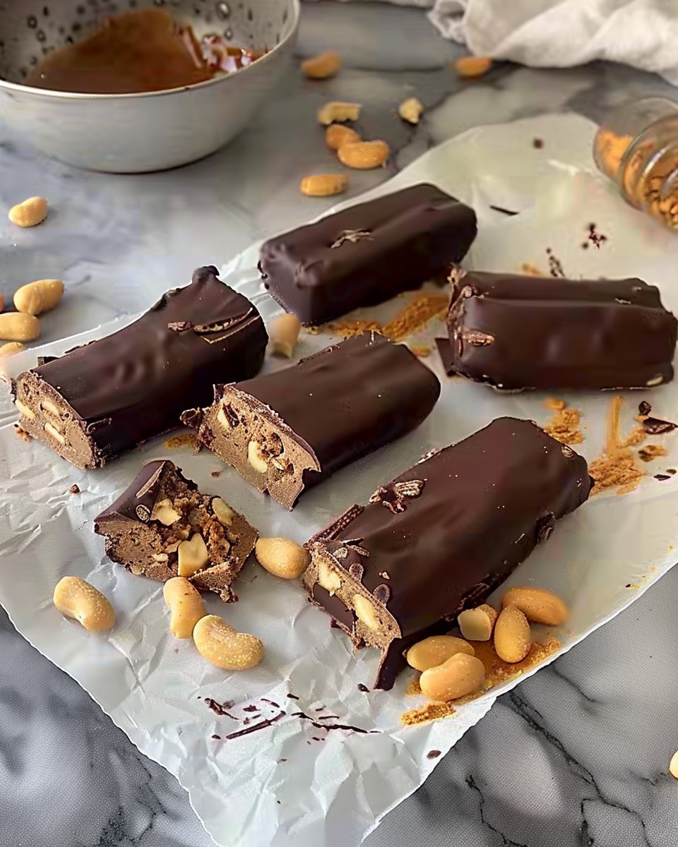 Barras Snickers Saludables