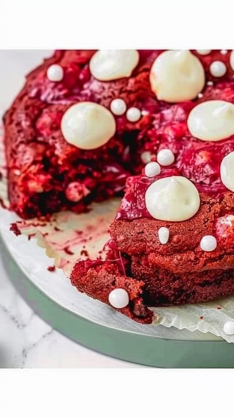 Nueva receta de Crumbl!!!!!! terciopelo rojo