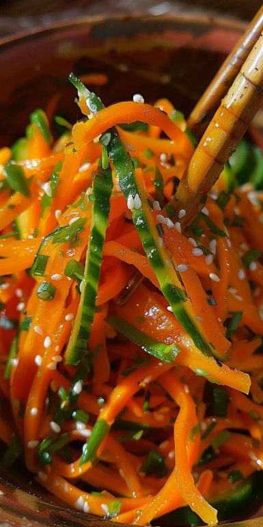 Ensalada de Pepino y Zanahoria