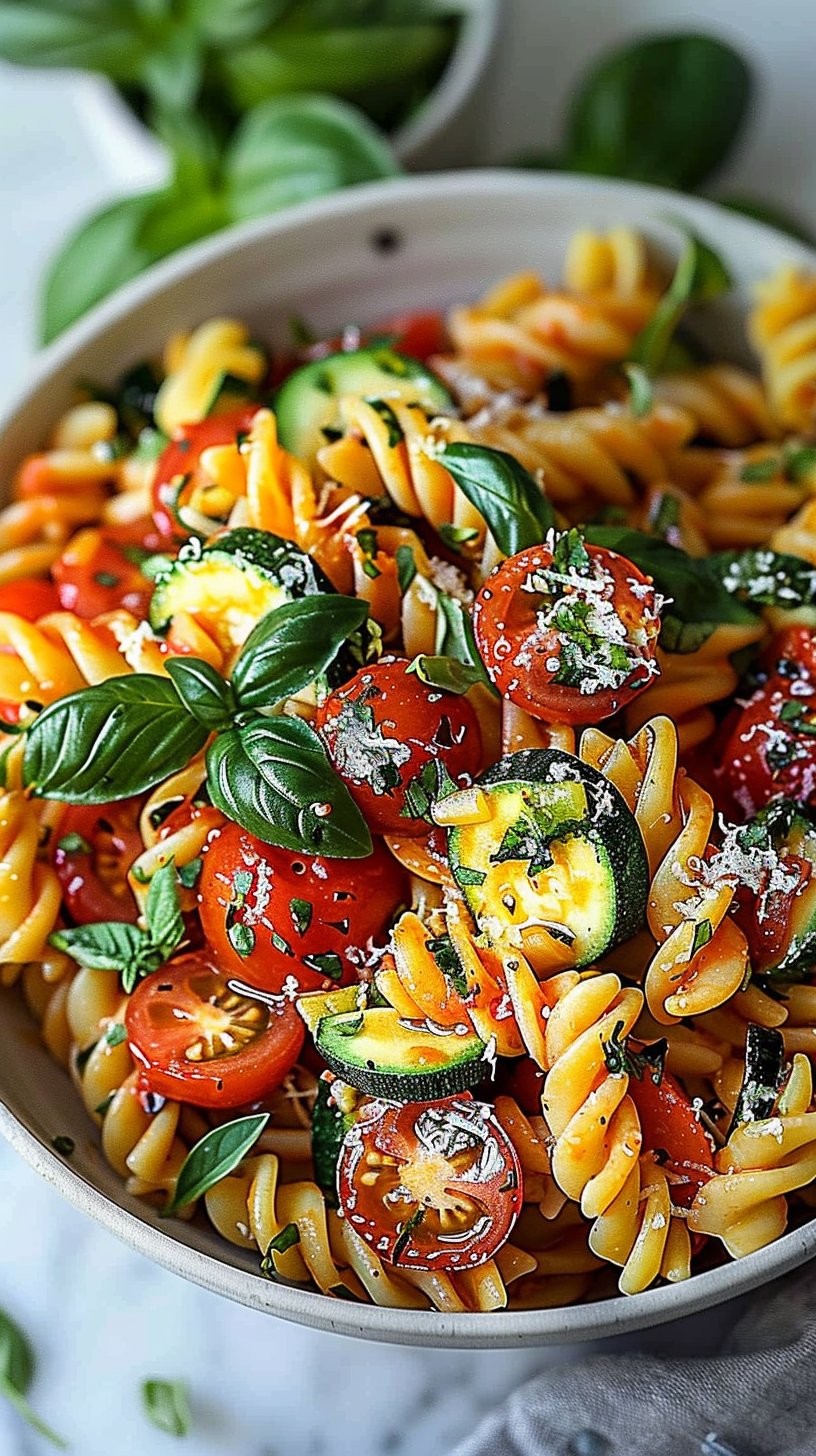 Pasta de Tomate y Calabacín Saludable