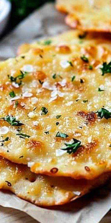 Flatbread de Ajo Keto
