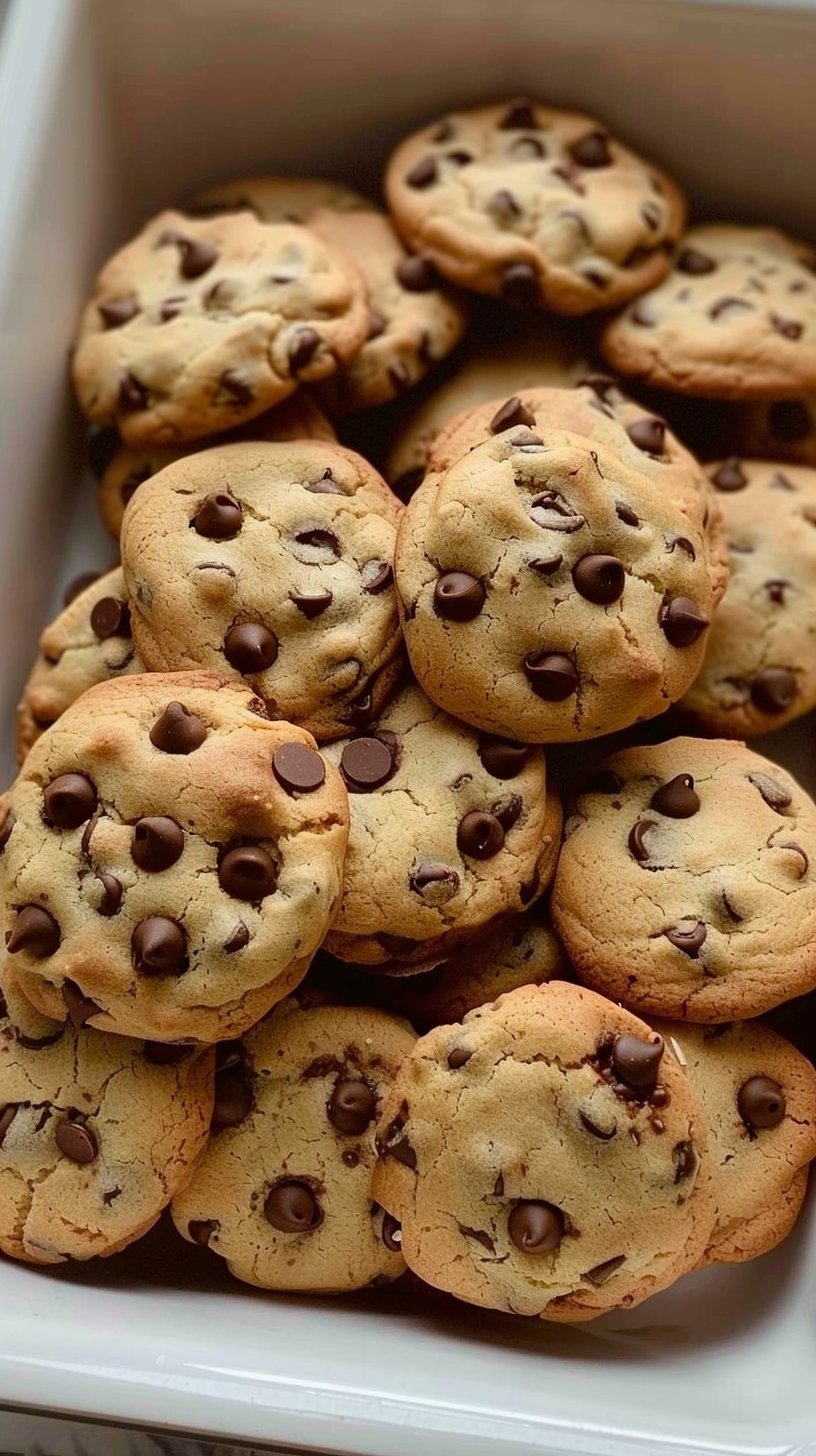 Galletas con chispas de chocolate