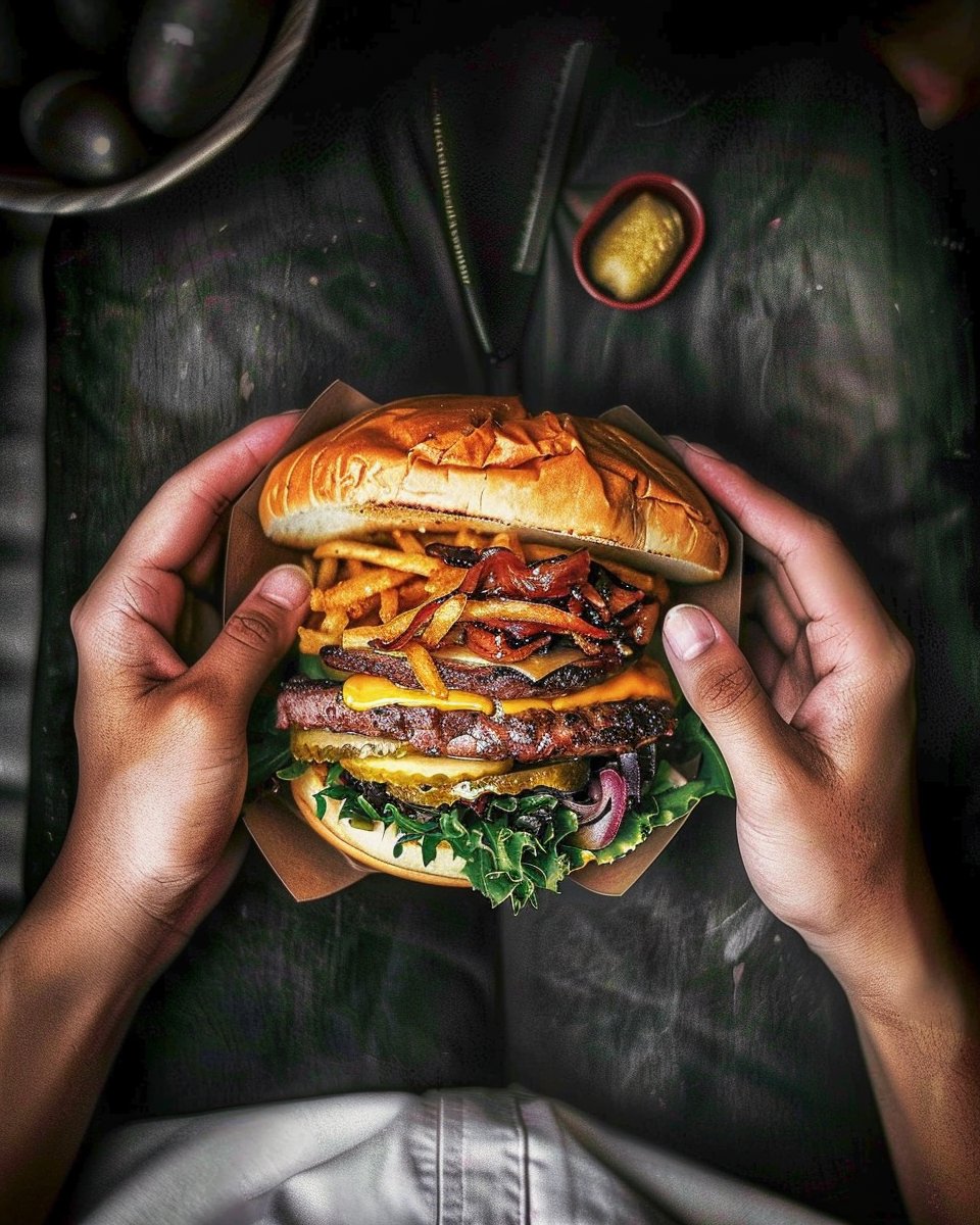 Pin por Paula Monteiro en hamburguesa | Fotografiando comida, Fotografía de alimentos, Videografía de alimentos