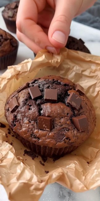 Muffins de Trozos de Chocolate
