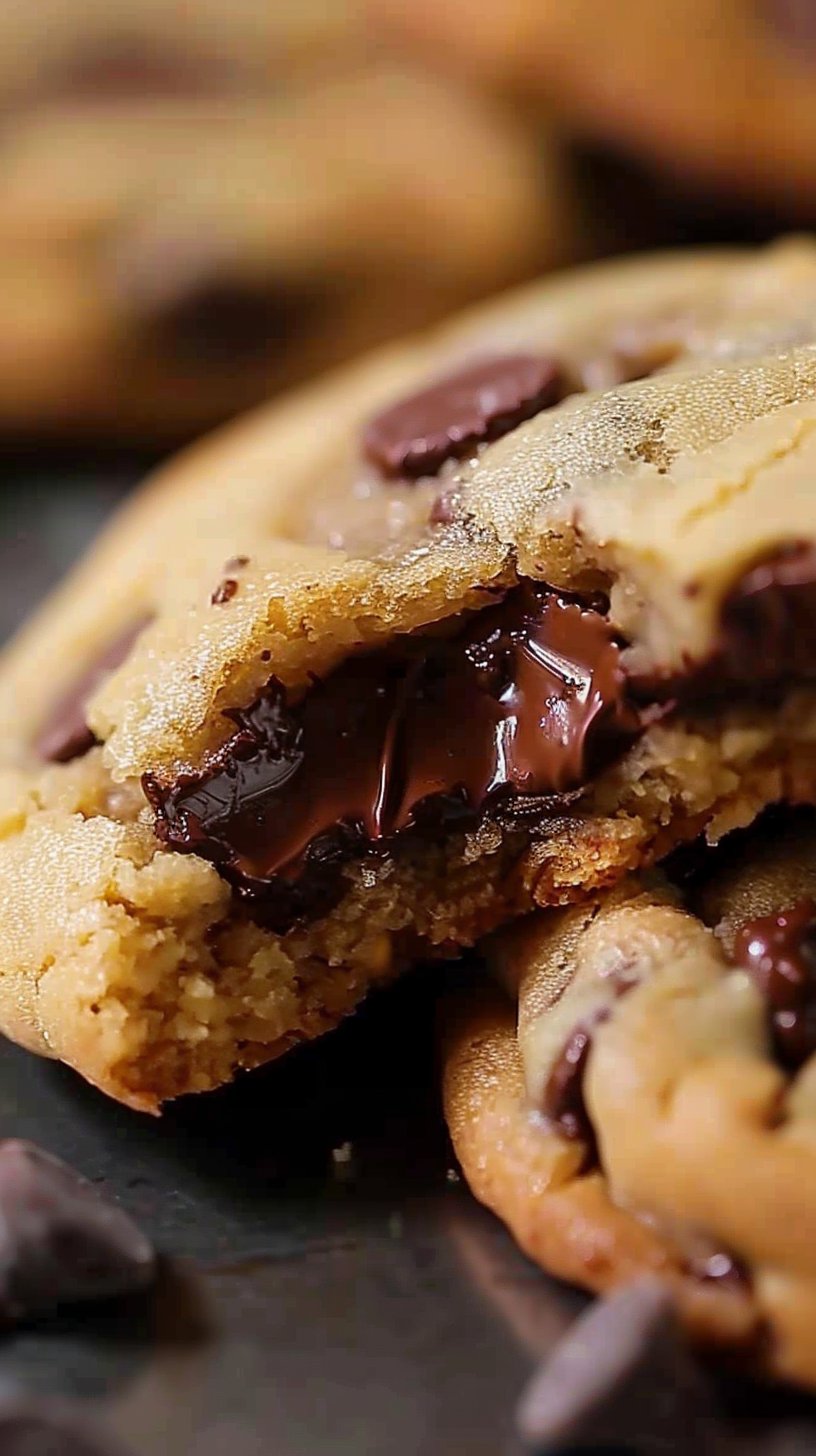 Thick Chocolate Chip Cookies