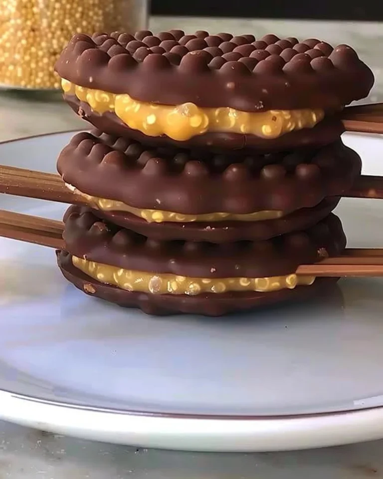 Alfajores crujientes preparados con solo 3 ingredientes.