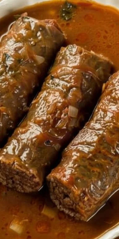 Bife a Rolê: plato tradicional con carne enrollada y relleno sabroso