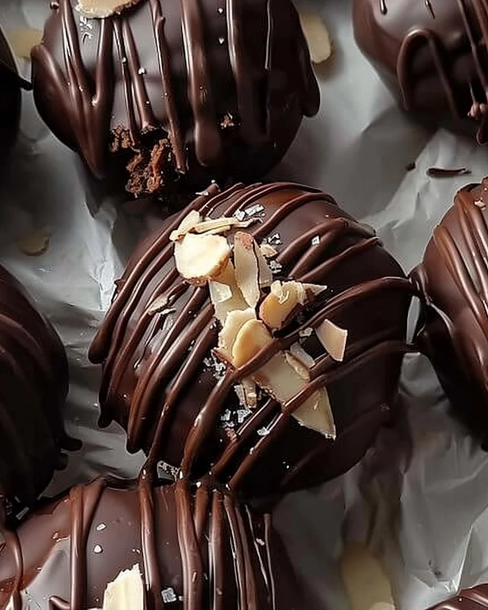 Brownie bites y trufas sin horno, dulces fáciles y deliciosos.