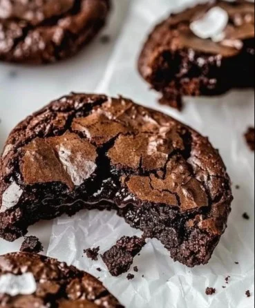 Brownies masticables y fudgy recién horneados, perfectos para cualquier ocasión