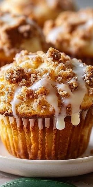Muffins de pastel de café