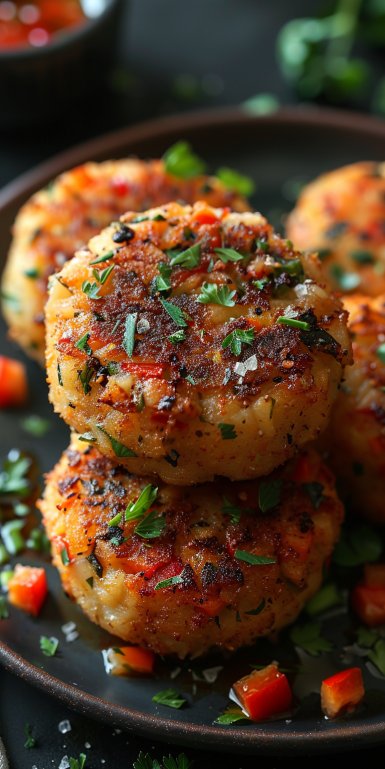 Bocaditos de Atún Crujientes con Verduras