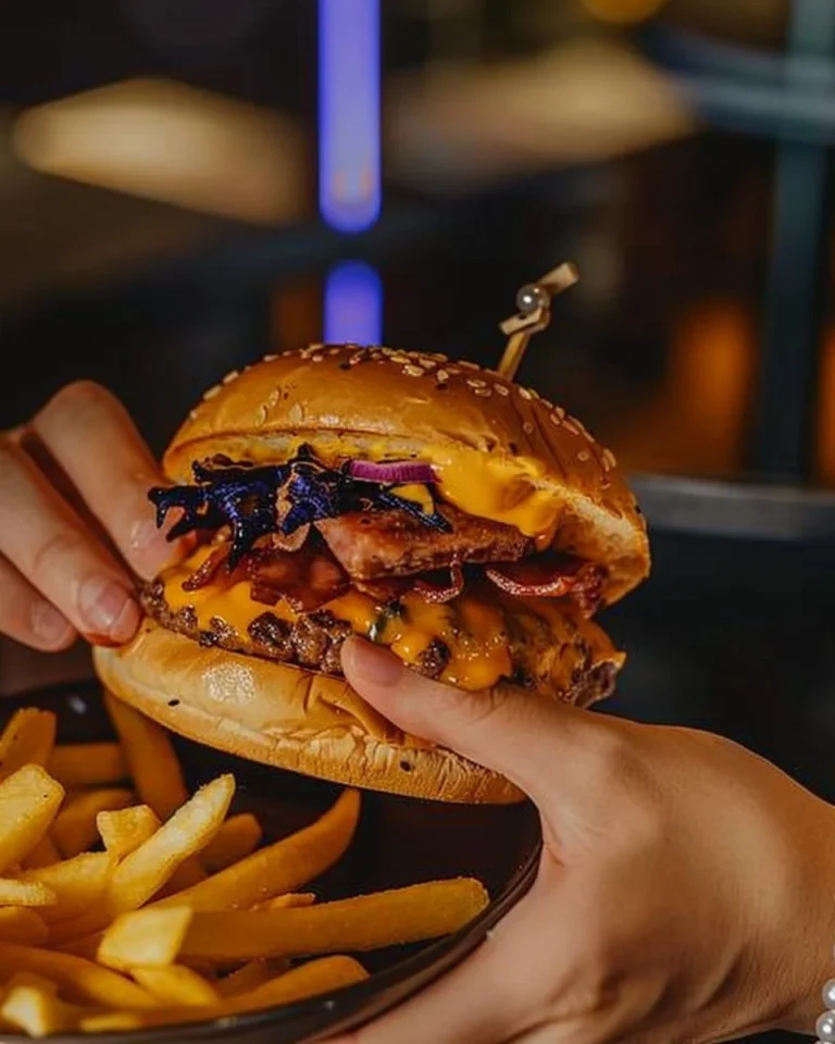 Deliciosas hamburguesas en Burger Shack para una Burger Campaign.