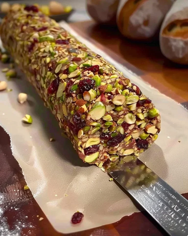 Paté de zanahoria y nueces en un plato decorativo